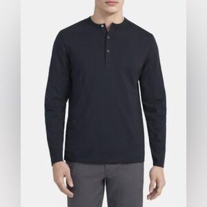 Theory Men’s Essential Long Sleeve Henley